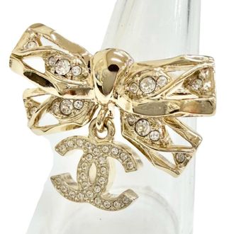 Chanel Gold Band Ring (Pre-Owned)