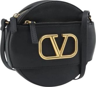 Valentino Pre-owned Vintage Shoulder Bag - Dames - Vintage Schoudertas - Zwart - ONE Size - Leer - Vintage