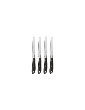Amefa Coffret 4 Couteaux &Agrave; Steak Noir - Achille - Amefa