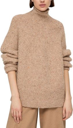 Lafayette 148 New York Lofty Sunburst Raglan Sleeve Alpaca & Wool-Blend Sweater