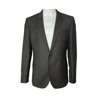 HUGO BOSS Heren, Jassen, Grijs, Maat: L Wol