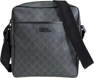 Gucci Pre-owned Cross Body Bags, male, Gray, Size: ONE SIZE Pre-owned 162907 Shoulder Bag