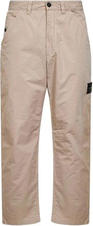 Stone Island Straight Broeken - Heren - Straight fit broeken - Beige - W32 - Broeken