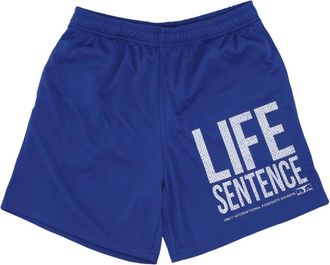 Obey Mesh Basketbalshorts in Surf Blue - Heren - Korte Broeken - Blauw - XL - Polyester - Korte Broeken