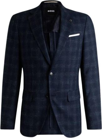HUGO BOSS Jassen > Blazers - Heren - Blazers - Blauw - M - Jassen