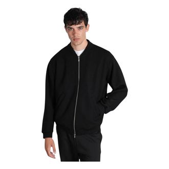 Barena Bomber Jackets, male, Black, M, College Jacket