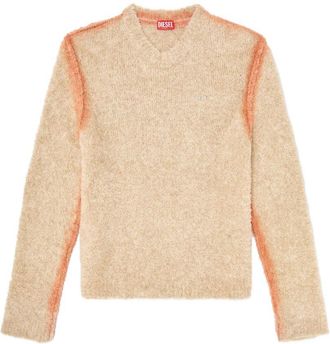 Diesel Beige Textured Sweater