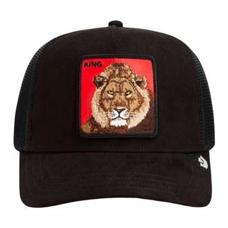 Goorin Brothers Leone Rosso Trucker Cap - unisex - Accessoires - Zwart - Maat: ONE Size Su&egrave;de