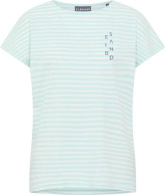 Elbsand Selma T-Shirt f&uuml;r Damen | grau/wei&szlig;
