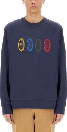 Paul Smith Bike Wheel Sweatshirt-Uomo