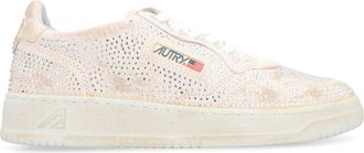 Autry Womens Low-Top Sneakers Medalist White Suede Leather Trainers
