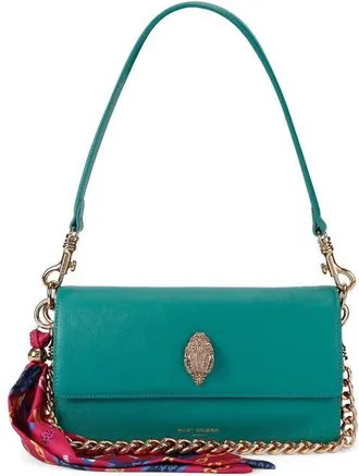 Kurt Geiger Sloane Soft Shoulder Bag in Petrol at Nordstrom