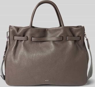 Abro Abro Handtasche aus Leder Modell JILL in Dunkelgrau, Größe 1