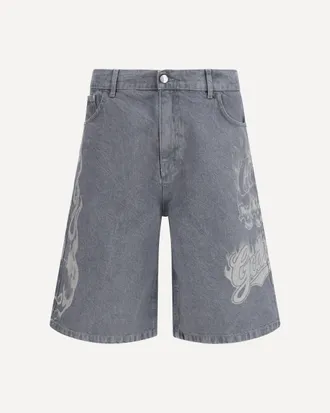 GCDS Riders baggy Shorts with designs Male 38