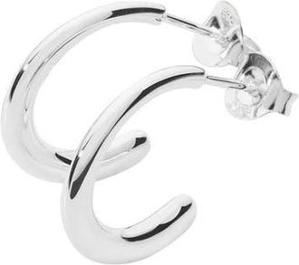 Lucy Quartermaine Mini Drop Hoops in Sterling Silver at Nordstrom