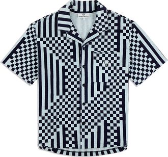 Sergio Tacchini Piastrella Terry Cabana Shirt