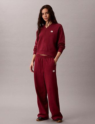 Calvin Klein Joggers De Felpa Francesa Con Logo Tejido