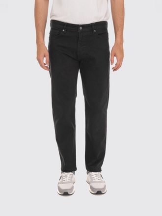 HUGO BOSS Jeans straight fit a vita bassa in denim di cotone stretch