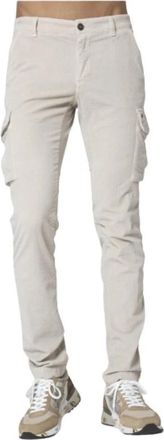 Mason's Cargo Corduroy Broek - Heren - Slim Fit Broeken - Wit - W40 - Katoen - Broeken