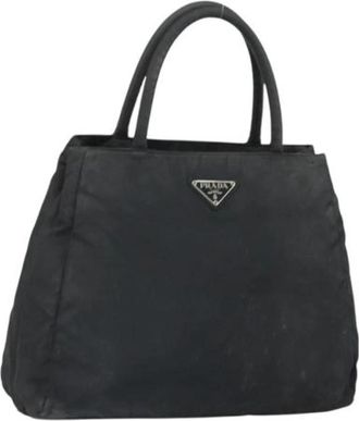 Prada Pre-owned Nylon Tote Bag - Dames - Vintage Shopper - Zwart - ONE Size - Nylon - Vintage