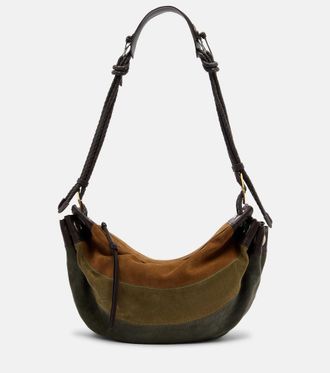 Isabel Marant Maia Medium patchwork suede shoulder bag