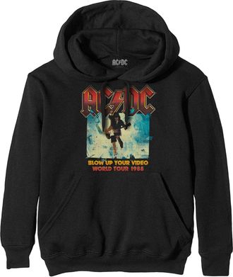 AC/DC AC/DC Unisex Adult Blow Up Your Video Hoodie (Zwart)