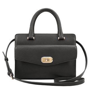 Paul Costelloe Womens Eliza Leather Cross Body Bag - Black - One Size