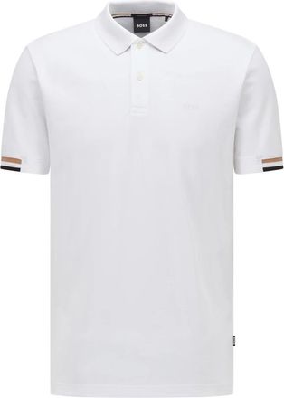 HUGO BOSS Polo Shirt - Heren - Polos - Wit - 2XL - Tops