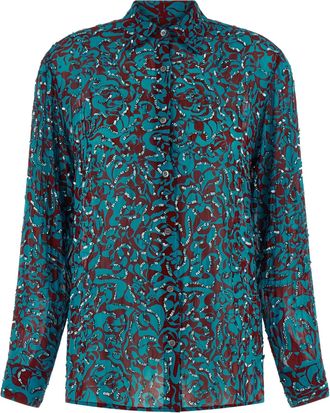 Dries Van Noten Trocknet Van Noten-Hemd Clavelly