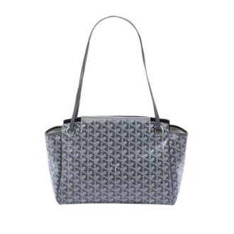 Goyard Pre-owned Canvas Shoulder Bag - Dames - Pre-owned - Grijs - Maat: ONE Size Leer