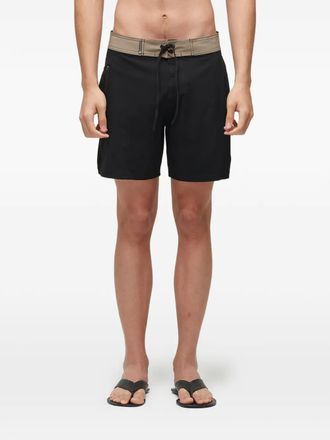 Osklen Apx Pro drawstring-waistband swim shorts - Black
