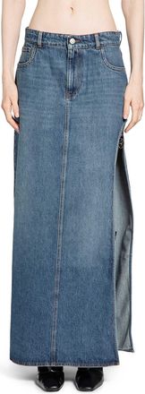 Coperni Garter Belt Denim Skirt
