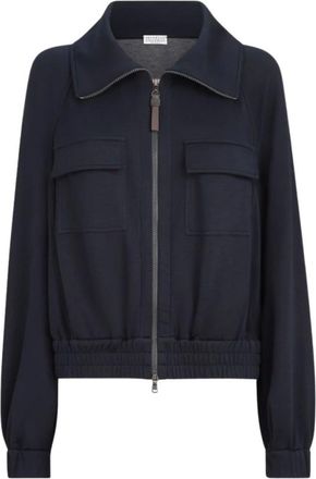 Brunello Cucinelli Donna, Maglie, Blu, M, new
