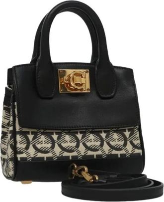 Ferragamo Pre-owned Mini Bags, female, Black, Size: ONE SIZE Pre-owned Mini Hand Bag