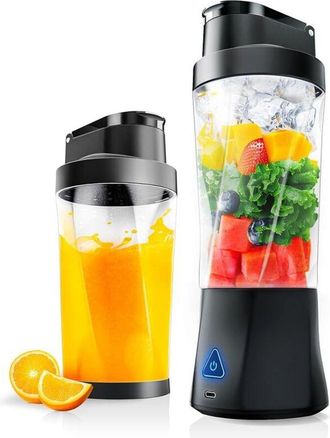 OEM Licuadora Port&aacute;til Inal&aacute;mbrica Para Smoothies Vaso De Jugo De 700 Ml Bater&iacute;a De 6000 Mah Libre De Bpa Recargable, Prepara Smoothies Con Hielo, Frutas,