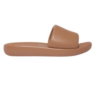 FitFlop Fitflop Womens/Ladies IQushion Nappa Leather Flat Sliders (Tan) - Size UK 7