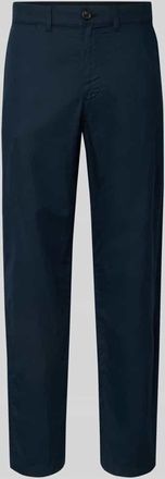 Selected Slim Fit Leinenhose aus Baumwoll-Leinen-Mix Modell MILES in Marine, Gr&ouml;&szlig;e 30/32