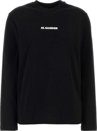 Jil Sander Black Cotton T Shirt