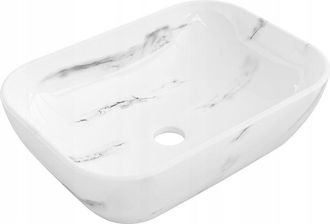 Desconocido Desconocido - Lavabo Cer&aacute;mico Sobre Encimera, 45,5x32,5x13,5 Cm, Blanco