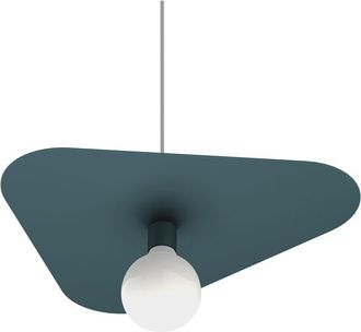 Lumicom Cloud Sospensione, 1XE27, max 42W, metallo, blu mediterraneo, 50x42cm - Lumicom