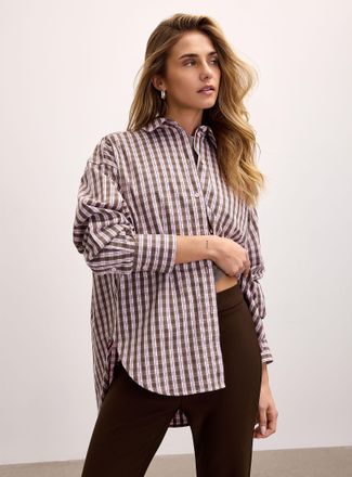 Jack & Jones Womens Jamie patch pocket loose shirt