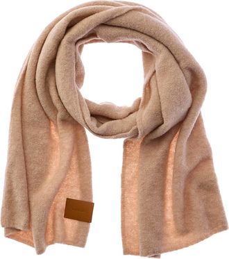 Vince Boucle Reverse Jersey Knit Oversized Wool-Blend Scarf