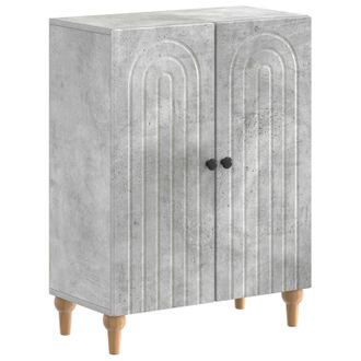 vidaXL Armario De Almacenamiento Para Ba&ntilde;o Alkmaar Gris Hormig&oacute;n Vidaxl