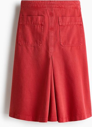 H&M Twilljupe in A-Linie - Orange