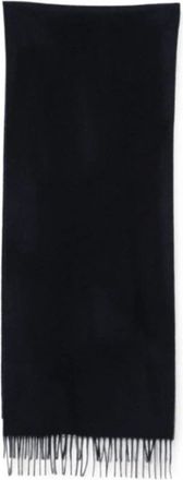 Closed C Frange Sjaal - Dames - Wintersjaals - Zwart - ONE Size - Accessoires
