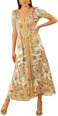 Hale Bob Hale Bob Ila Silk-Blend Maxi Dress