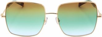 Missoni Ladies Gold Tone Square Sunglasses MIS-0096/S-1