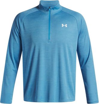 Under Armour Heren Tech Textured Half Zip Top (Etherisch Blauw)