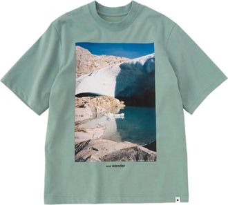 And Wander T-shirt con stampa - Verde