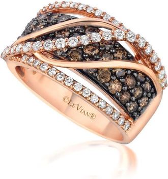 Le Vian Ladies Grand Sample Sale Ring in 14K Strawberry Gold